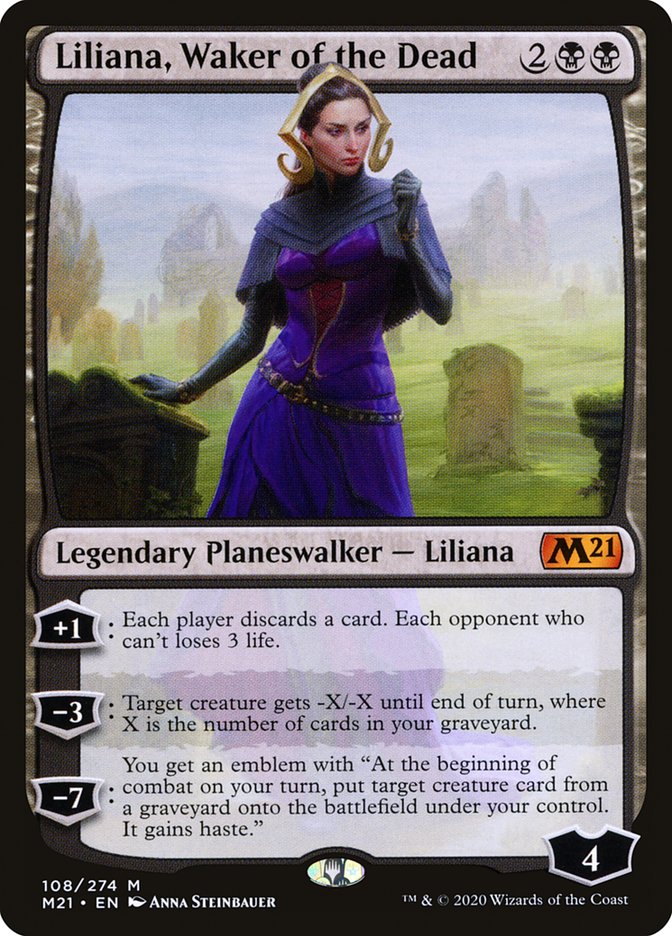 Liliana, Waker of the Dead - Foil