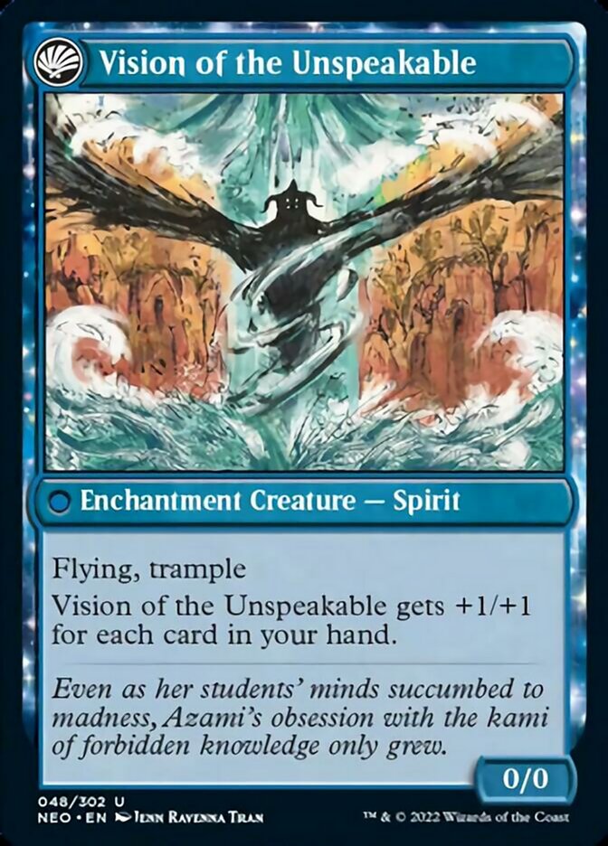 Behold the Unspeakable // Vision of the Unspeakable - Foil