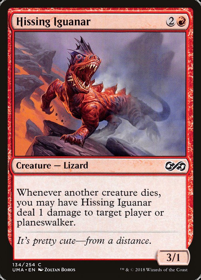 Hissing Iguanar - Foil
