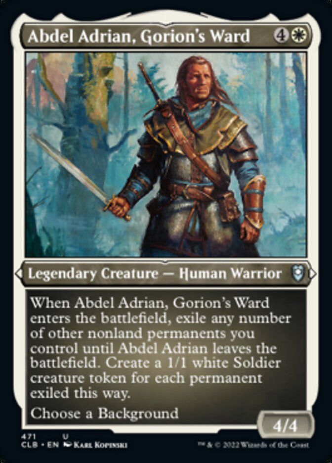 Abdel Adrian, Gorion's Ward - Foil