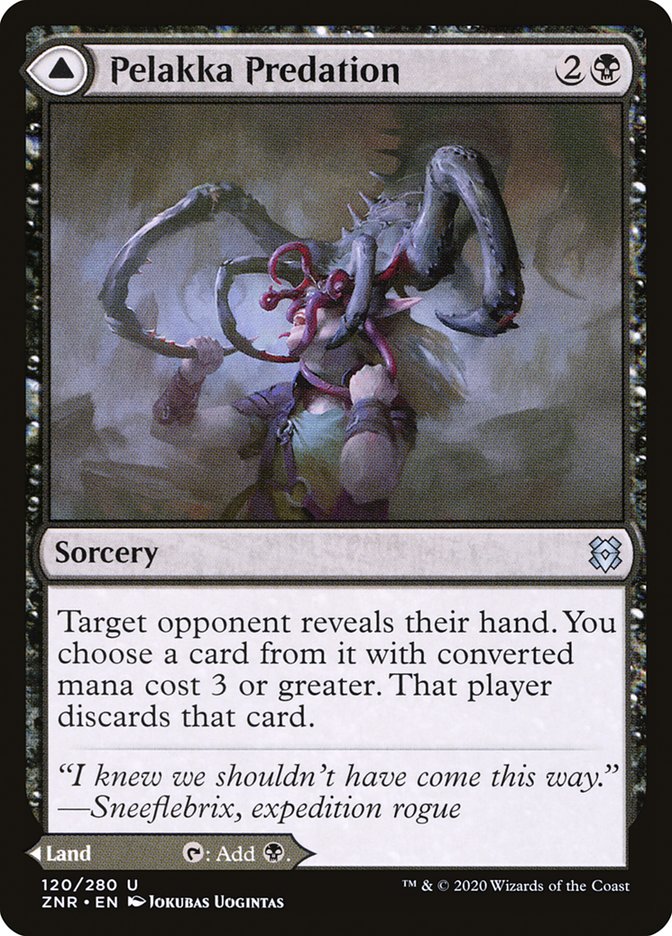 Pelakka Predation // Pelakka Caverns - Foil