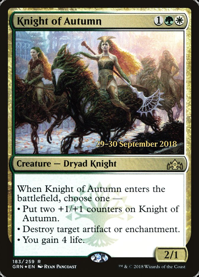 Knight of Autumn - Foil