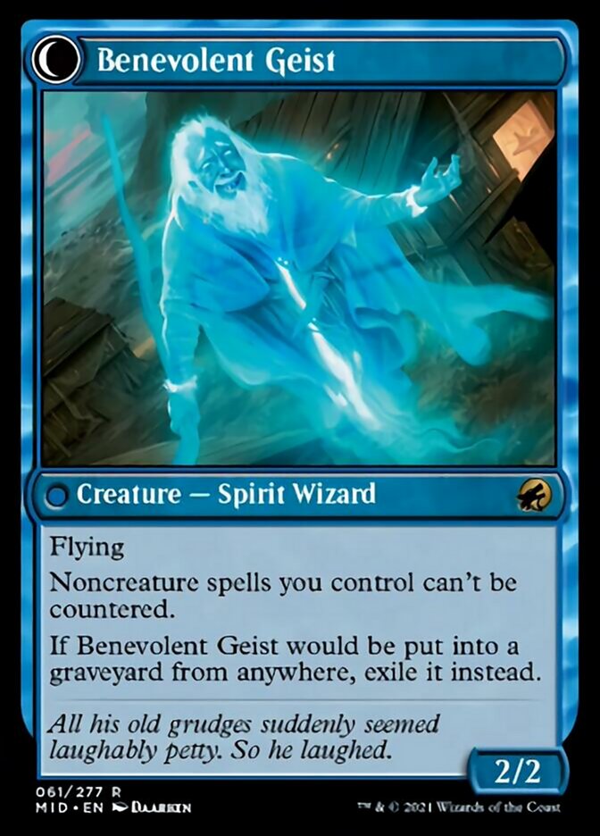 Malevolent Hermit // Benevolent Geist - Foil