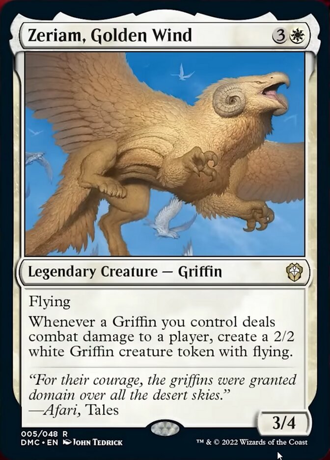 Zeriam, Golden Wind