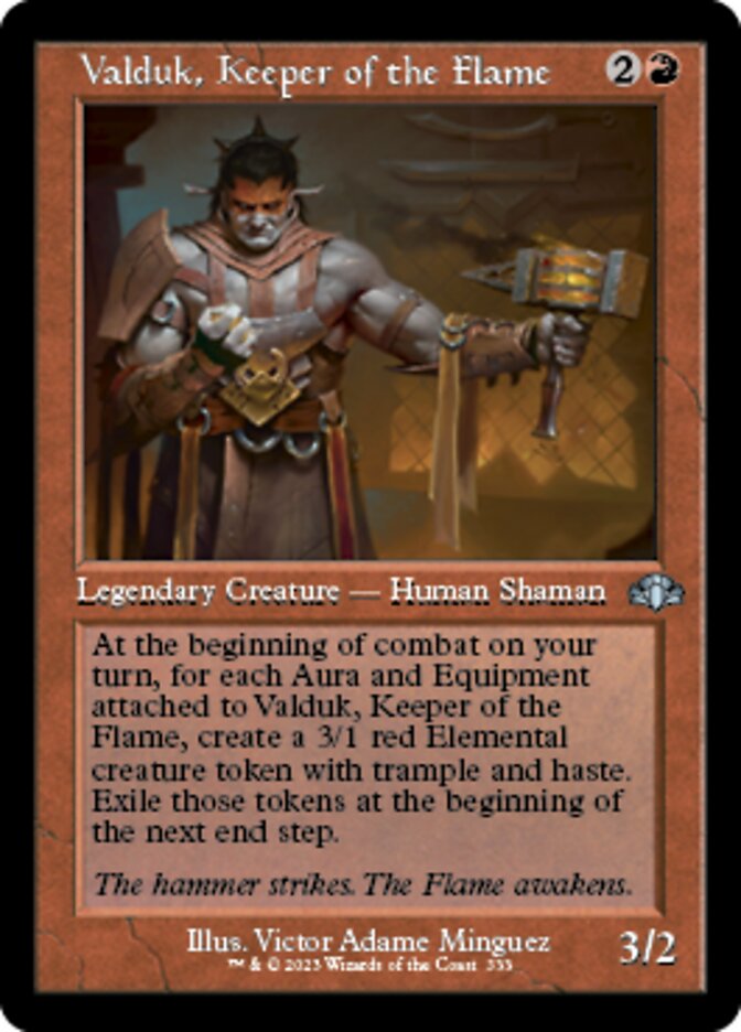 Valduk, Keeper of the Flame - Foil