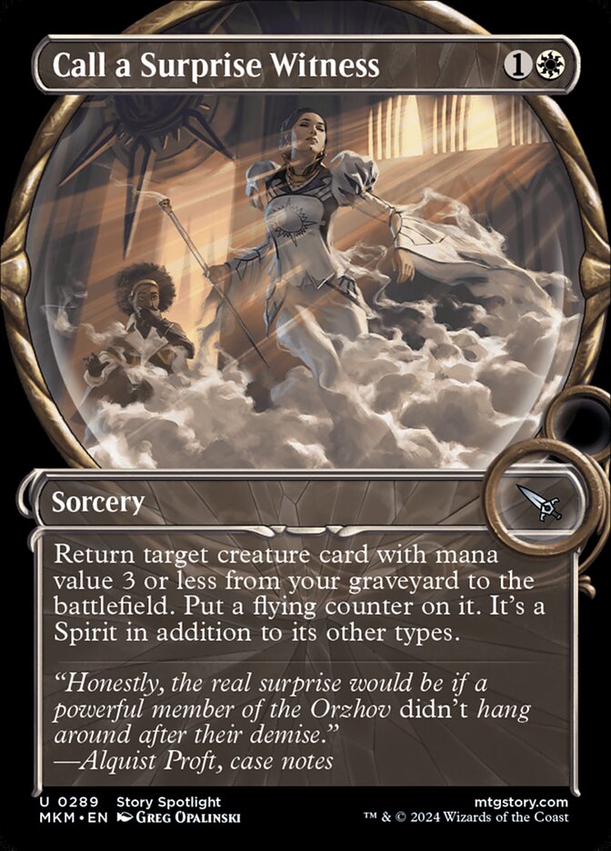 Call a Surprise Witness - Foil
