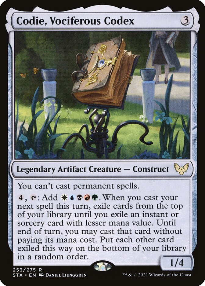 Codie, Vociferous Codex - Foil