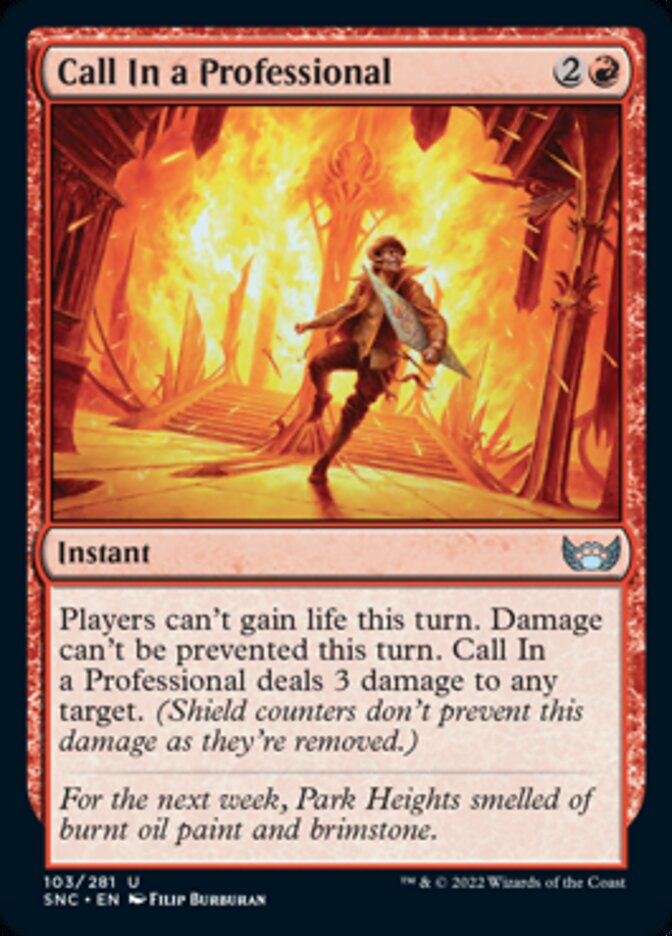 Call In a Professional - Foil