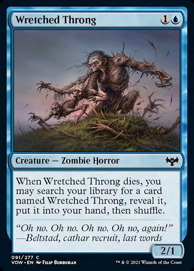 Wretched Throng - Foil