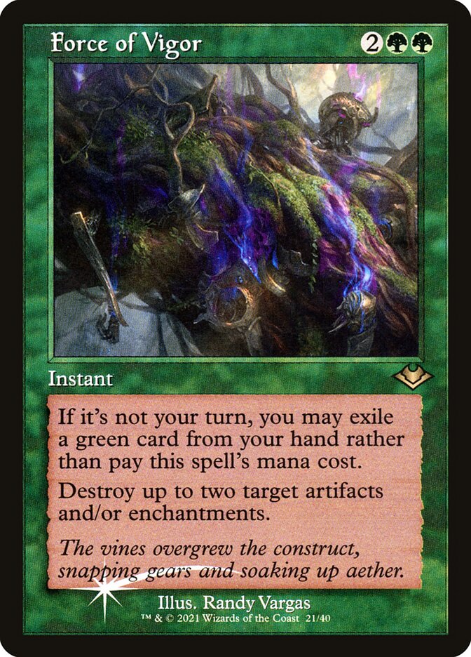 Force of Vigor - Etched Foil