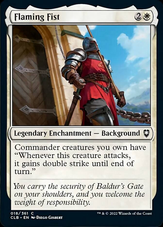 Flaming Fist - Foil