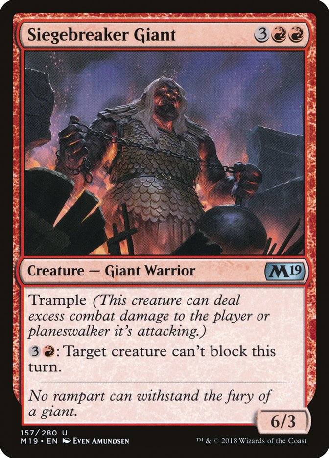 Siegebreaker Giant - Foil