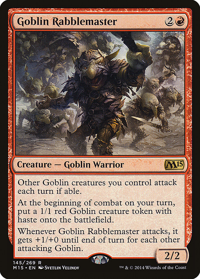 Goblin Rabblemaster - Foil