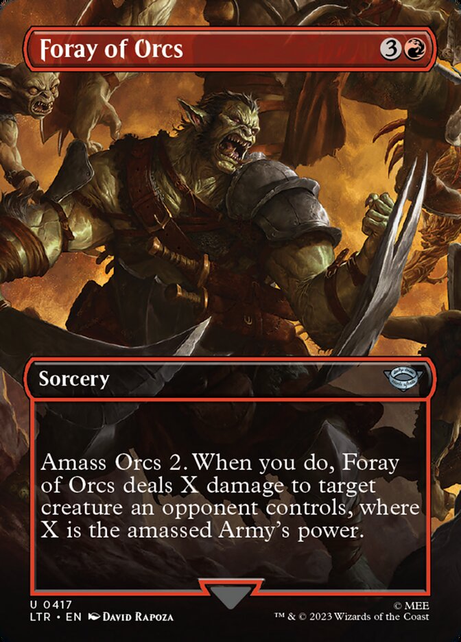 Foray of Orcs - Foil