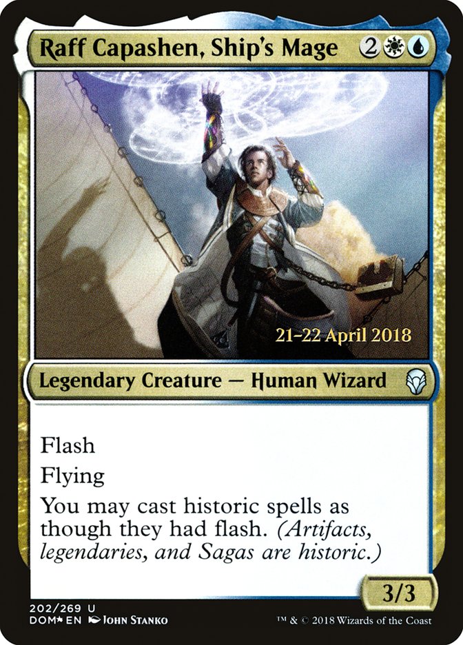 Raff Capashen, Ship's Mage - Foil