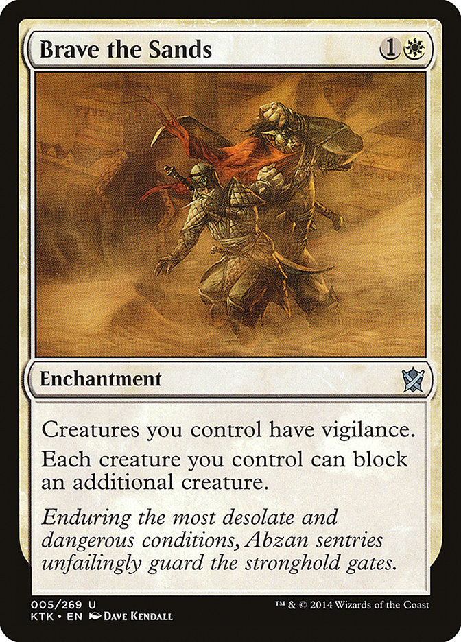 Brave the Sands - Foil