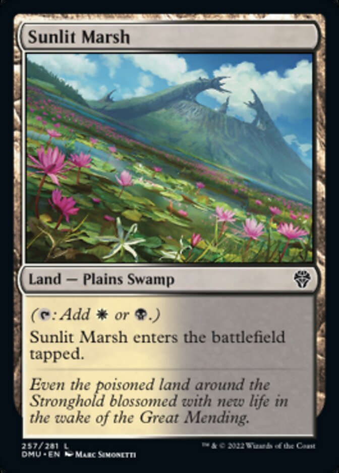 Sunlit Marsh - Foil