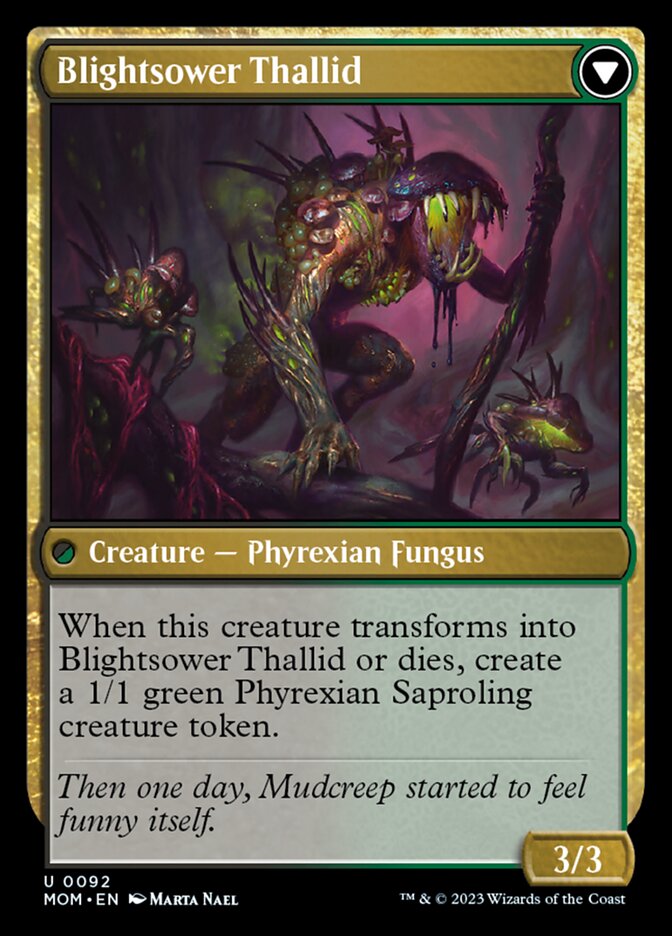 Blightreaper Thallid // Blightsower Thallid - Foil