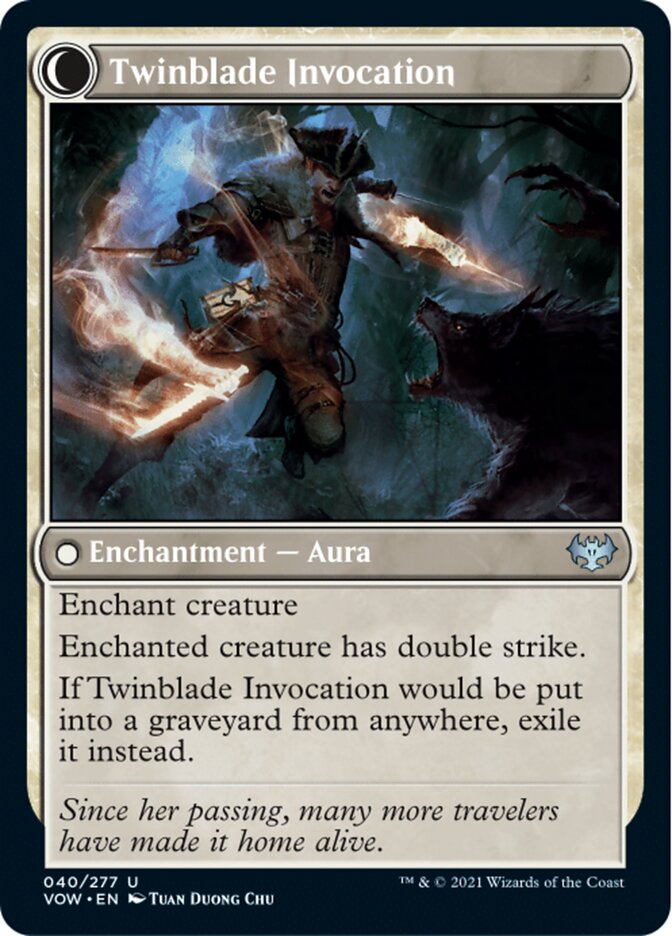Twinblade Geist // Twinblade Invocation - Foil