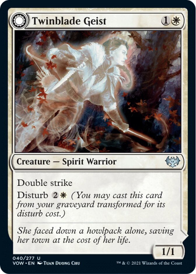 Twinblade Geist // Twinblade Invocation - Foil