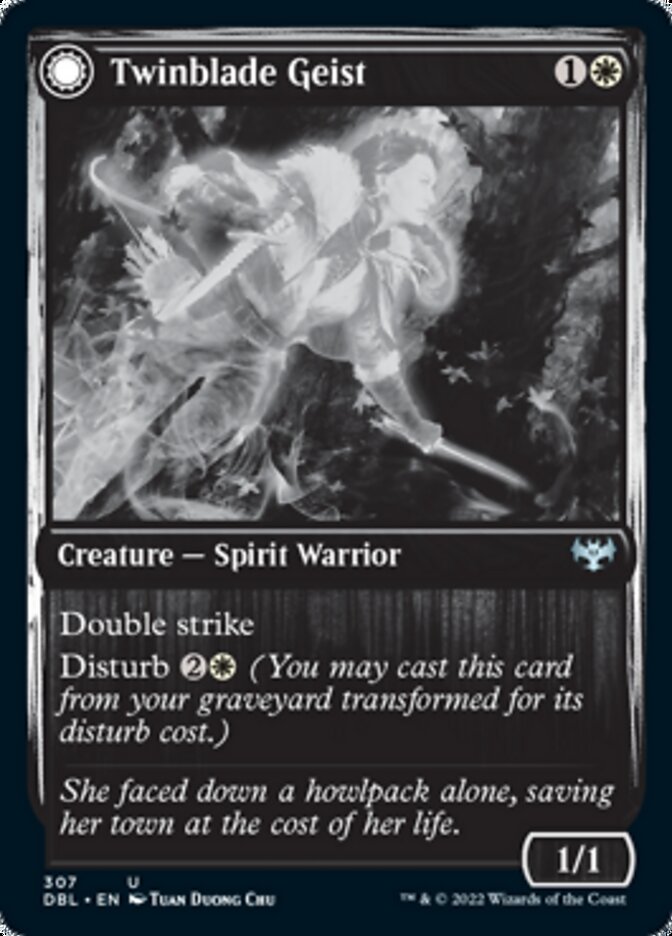 Twinblade Geist // Twinblade Invocation - Foil