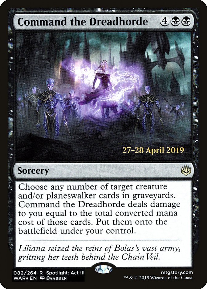 Command the Dreadhorde - Foil