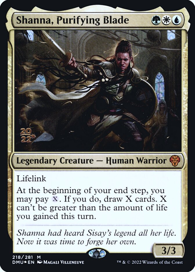 Shanna, Purifying Blade - Foil