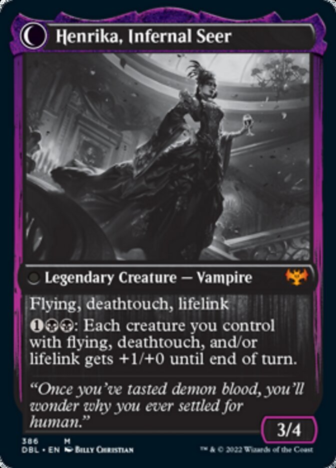 Henrika Domnathi // Henrika, Infernal Seer - Foil