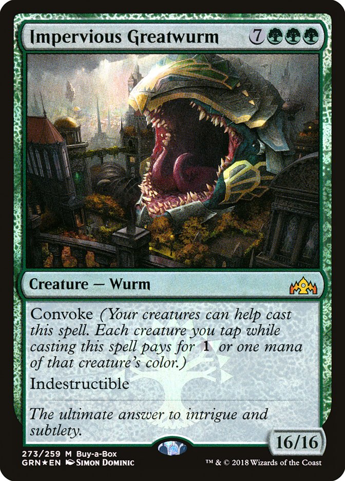 Impervious Greatwurm - Foil