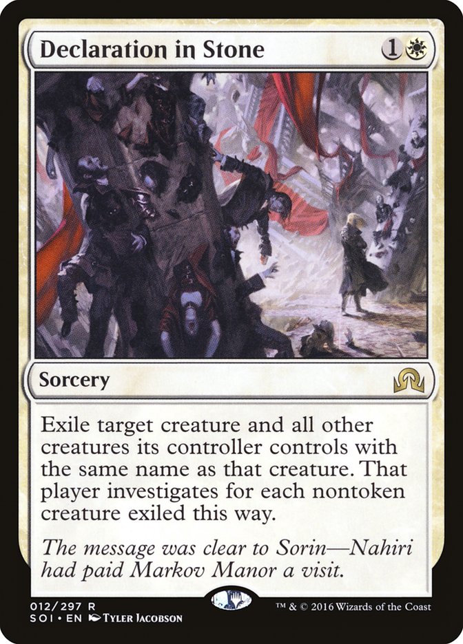 Declaration in Stone - Foil