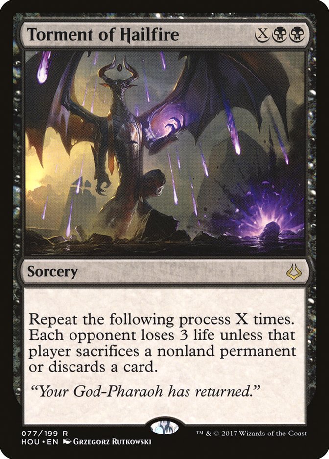 Torment of Hailfire - Foil