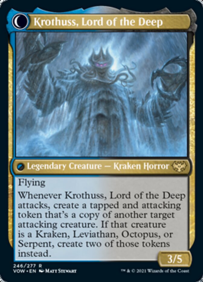 Runo Stromkirk // Krothuss, Lord of the Deep