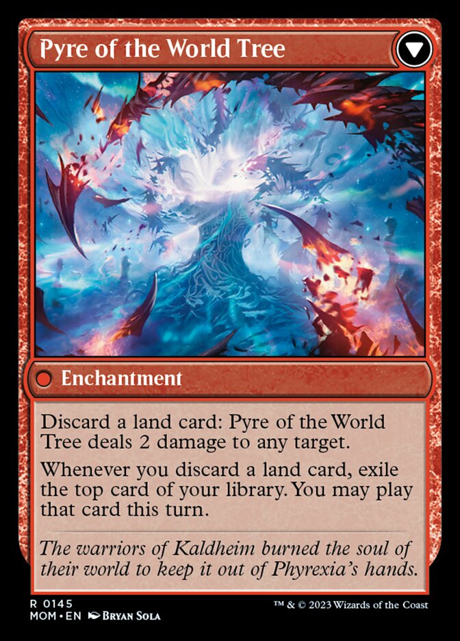 Invasion of Kaldheim // Pyre of the World Tree