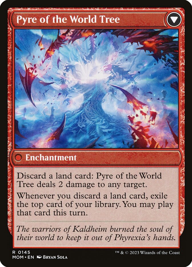 Invasion of Kaldheim // Pyre of the World Tree - Foil