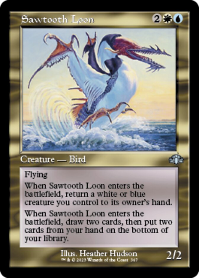 Sawtooth Loon - Foil
