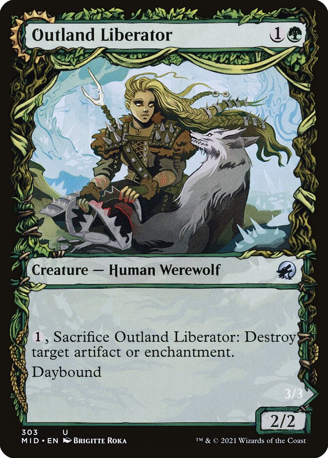 Outland Liberator // Frenzied Trapbreaker - Foil