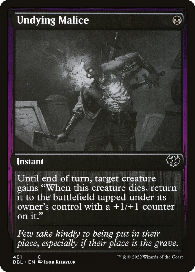 Undying Malice - Foil