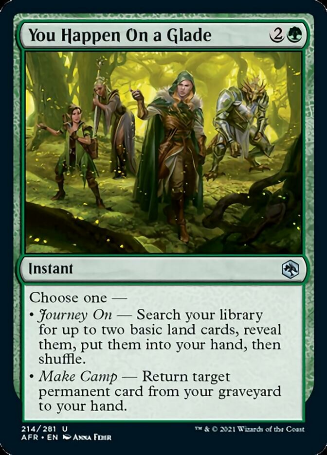 You Happen On a Glade - Foil