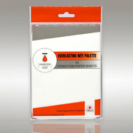 RedGrass Games - 50 Hydration Paper Sheets for Painter Lite