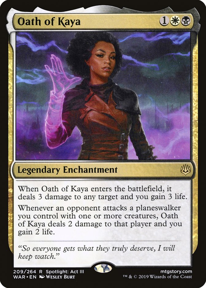 Oath of Kaya - Foil