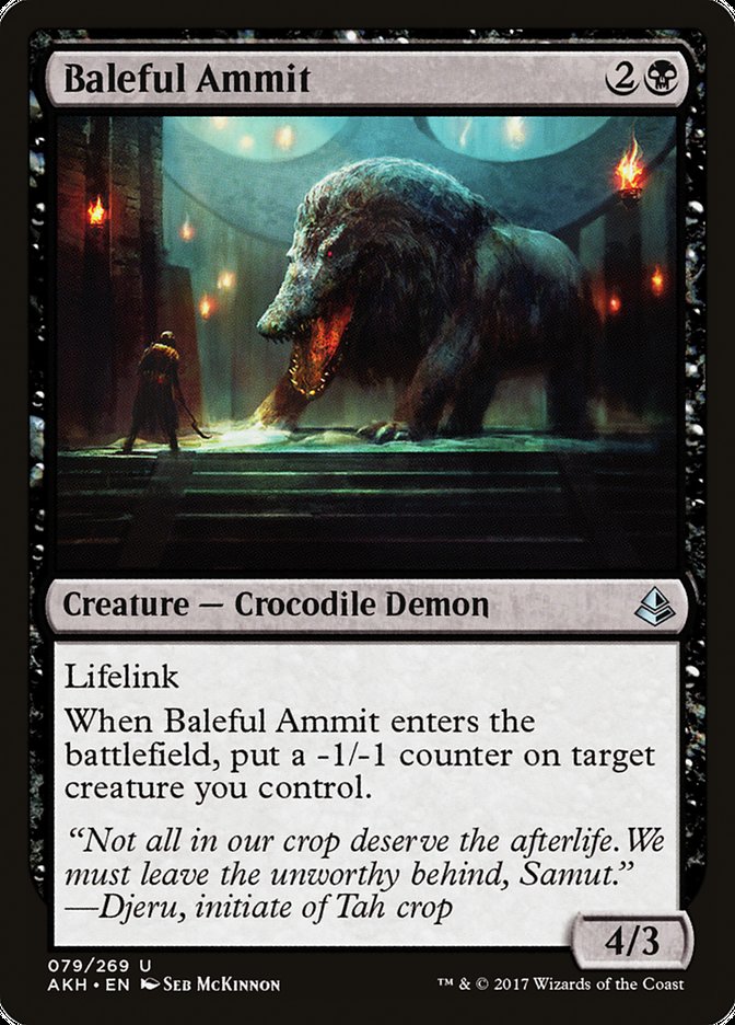 Baleful Ammit - Foil