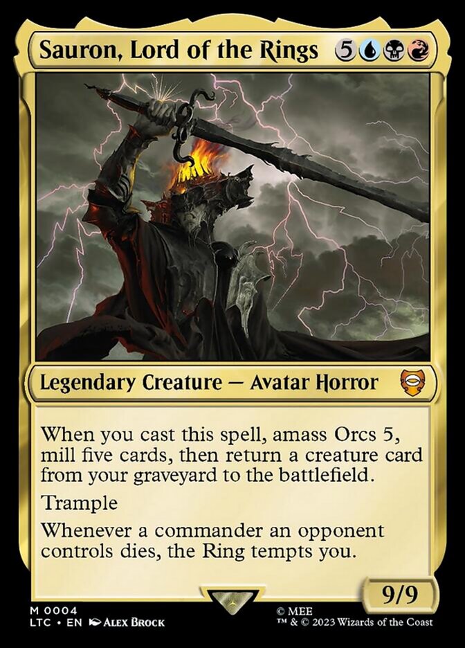 Sauron, Lord of the Rings - Foil