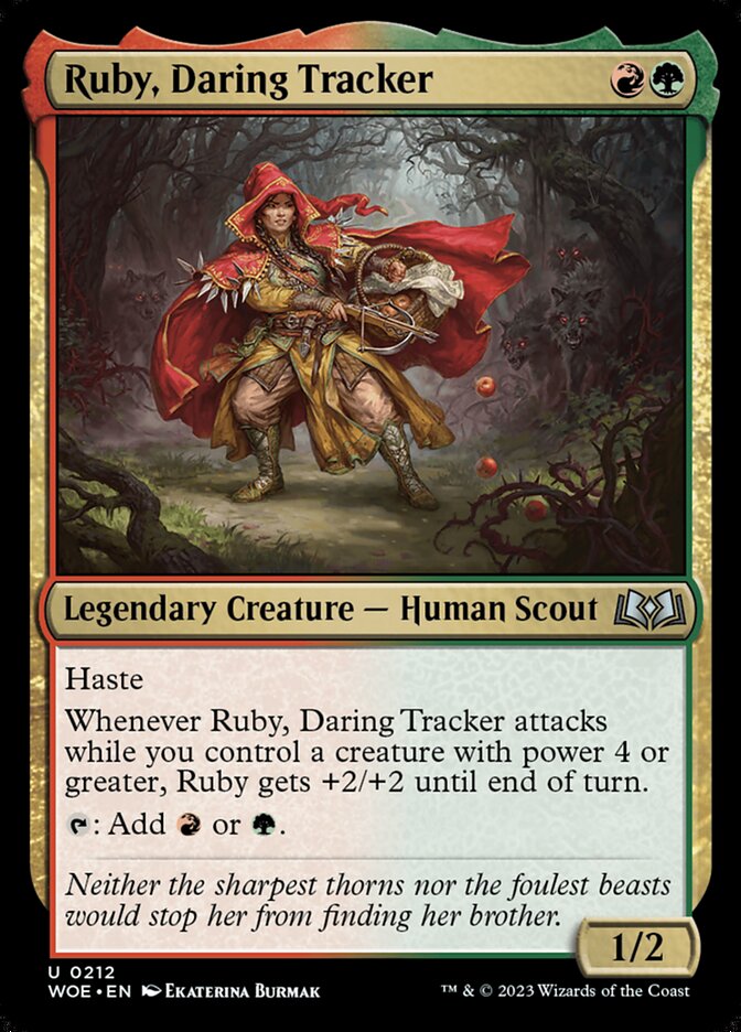 Ruby, Daring Tracker - Foil