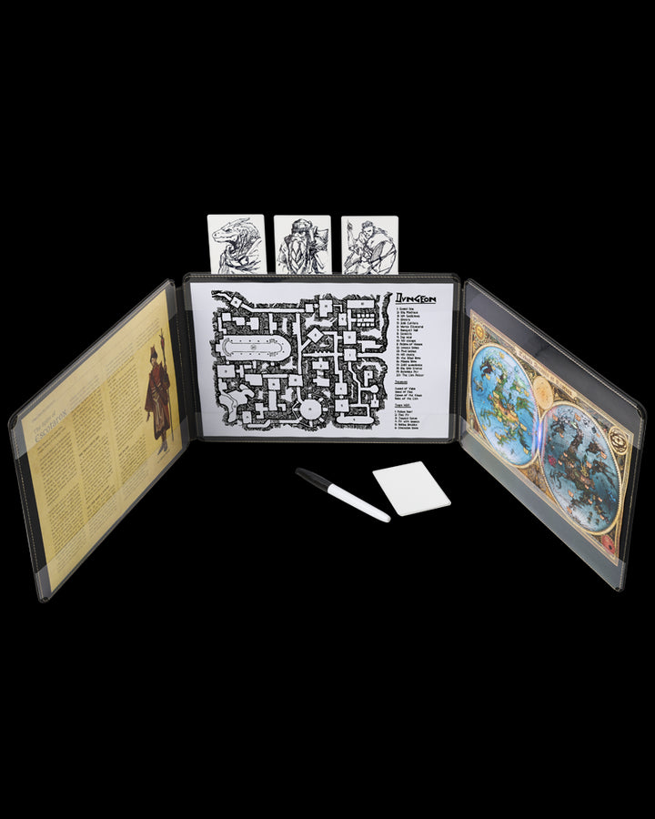 Dragon Shield - RPG Game Master Screen - Iron Grey