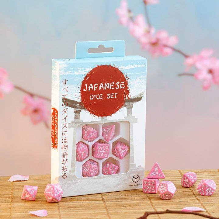 Q Workshop - Dice - RPG Set - Japanese - Sweet Spring Memory