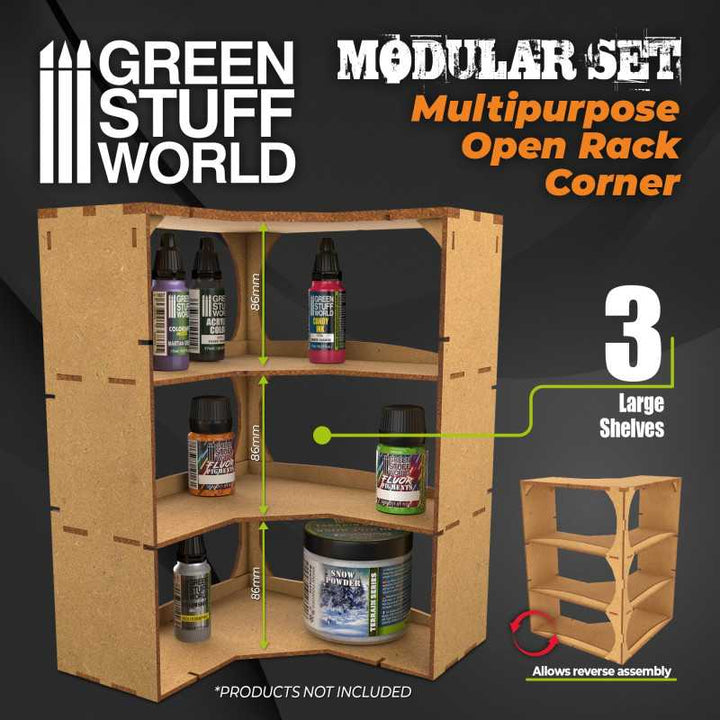 Green Stuff World - Multipurpose Open Rack - Corner