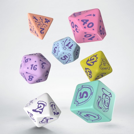 Q Workshop - Dice - RPG Set - My Very First Dice Set - Little Berry