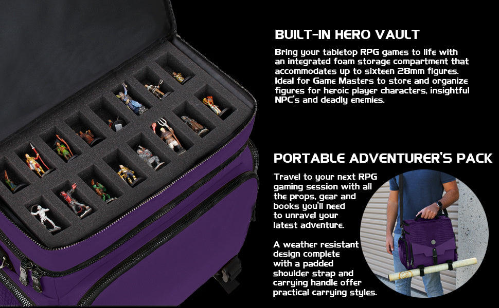 Enhance - Tabletop RPG Adventurer's Bag - Collectors Edition - Purple