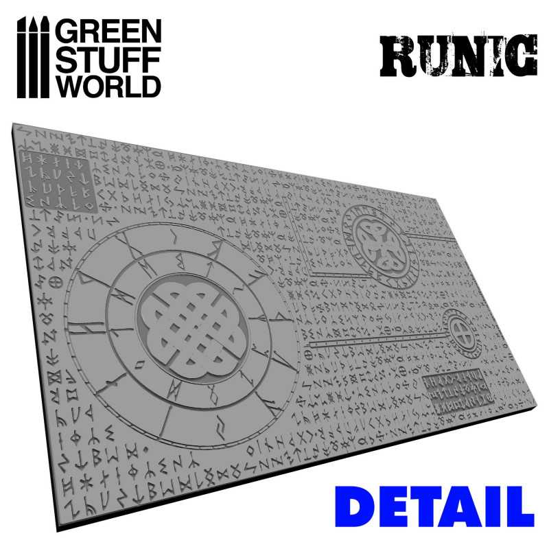 Green Stuff World - Rolling Pin - Runic