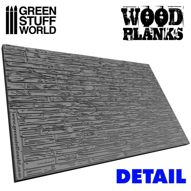 Green Stuff World - Rolling Pin - Wood Planks